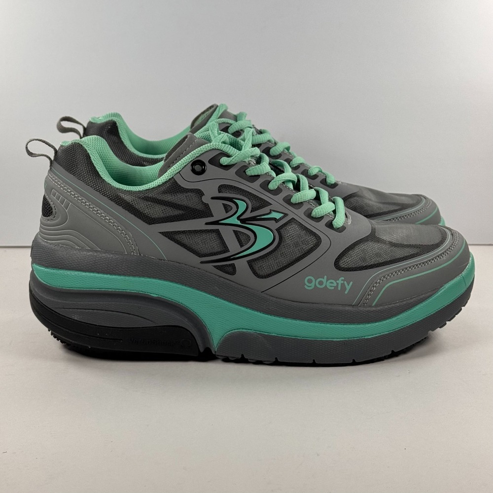 Gravity‎ Defyer G-Defy Ion Mens Walking Shoes Grey Mint TB9022FGU-M Size 9